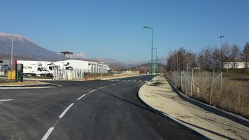 Avenue de Fouillouse desservant l'ensemble du Parc d'Activités